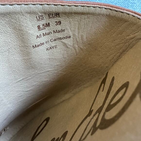 Sam Edelman Kaye Clog Slip On Chunky Brown Boho Casual Sz 8.5 - Picture 13 of 14